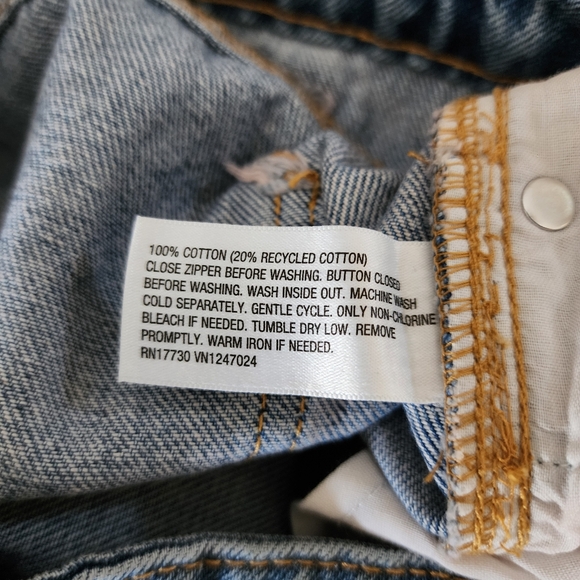 Jenee Naylor High-Rise Distressed Wide Leg Jeans NWT Future Collective - Picture 16 of 16